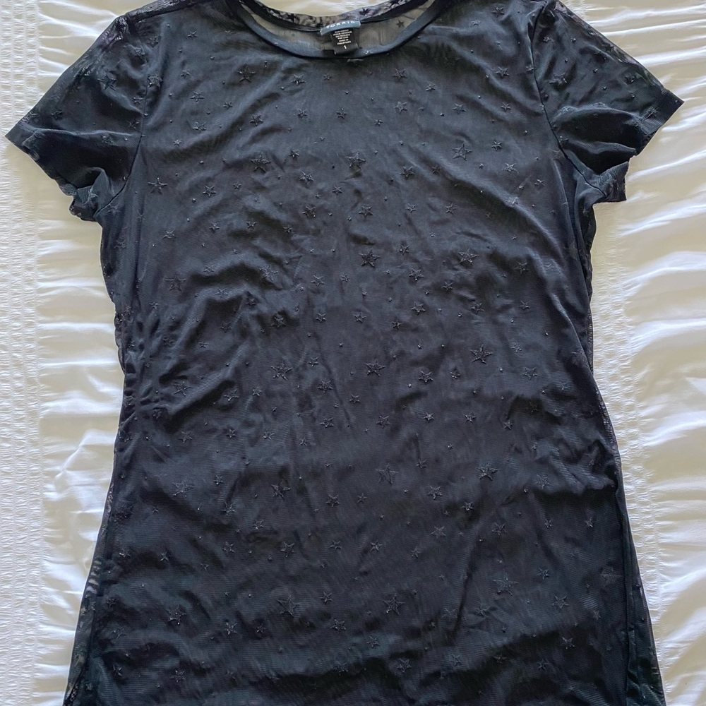 Torrid Black Fitted T-Shirt Tank Top